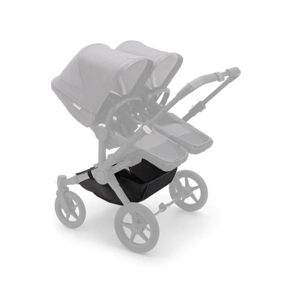 Going Places Bugaboo Double Strollers | Bugaboo Donkey5 Underseat Basket - Midnight Black