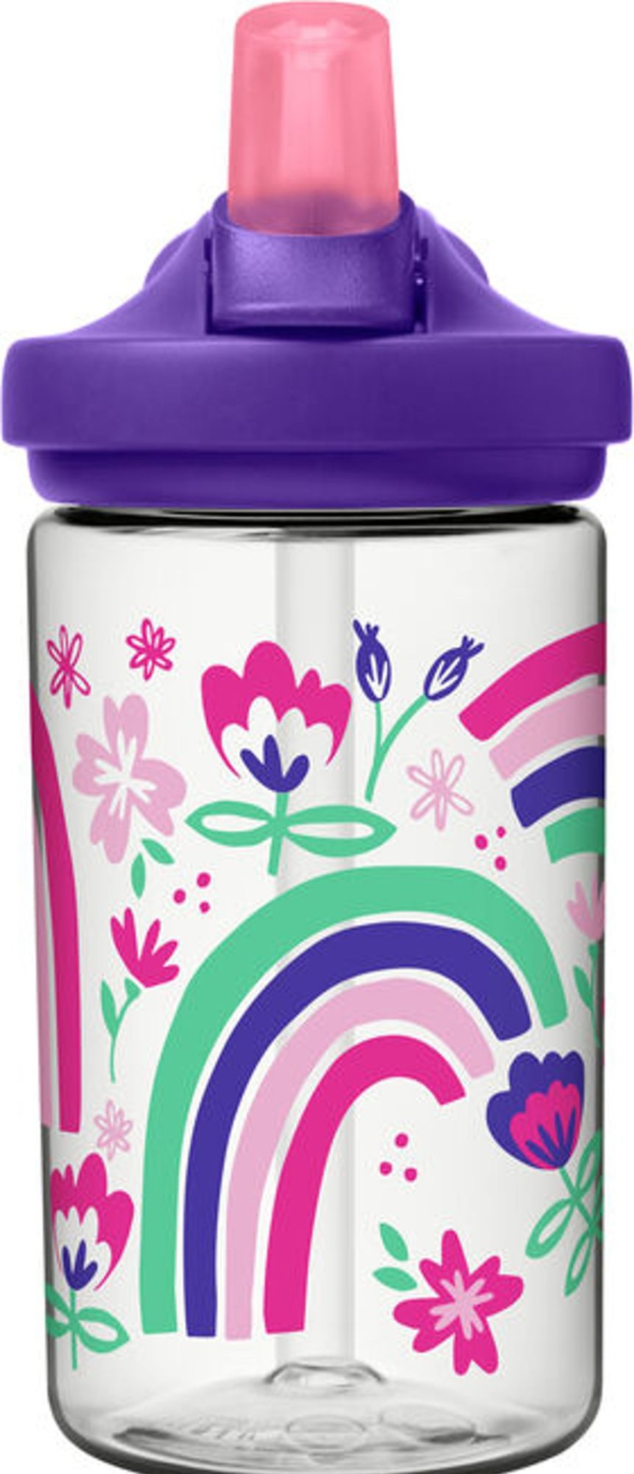 Books, Toys & Gifts Camelbak Stocking Fillers | Camelbak Eddy+ With Tritan Renew Kids Bottle - 0.4L- Rainbow Floral