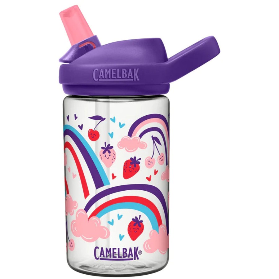 Babies Camelbak Bottles & Cups | Camelbak Eddy+ With Tritan Renew Kids Bottle - 0.4L- Berry Rainbow