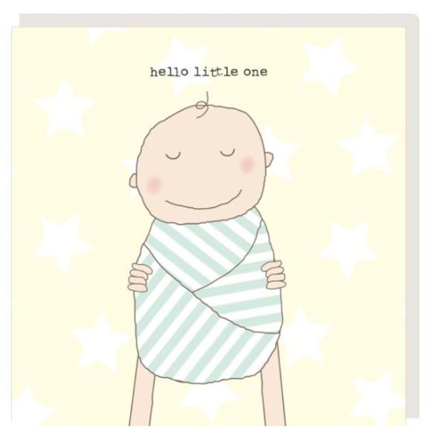 Books, Toys & Gifts Live Wires New Zealand LTD Gifts For Newborn Babies | Rosie Made A Thing - Hello Baby - Baby Card