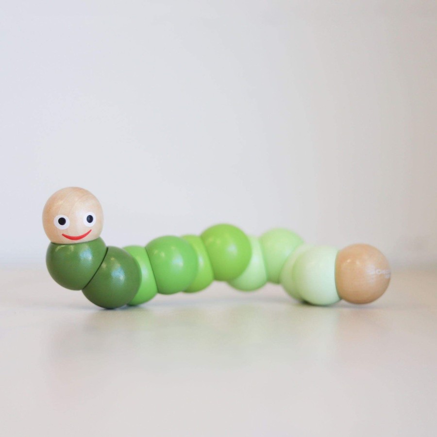 Books, Toys & Gifts Discoveroo Wooden Toys | Discoveroo Bendy Caterpillar