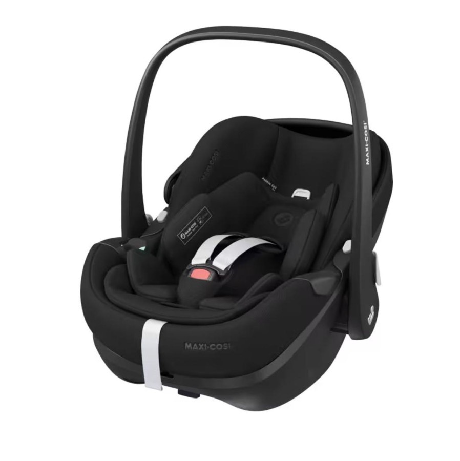 Going Places Maxi Cosi Car Seats For Babies | Maxi Cosi Pebble 360 Pro Slidetech Capsule - Essential Black - Pre-Order For Mid Feb 2024 Delivery