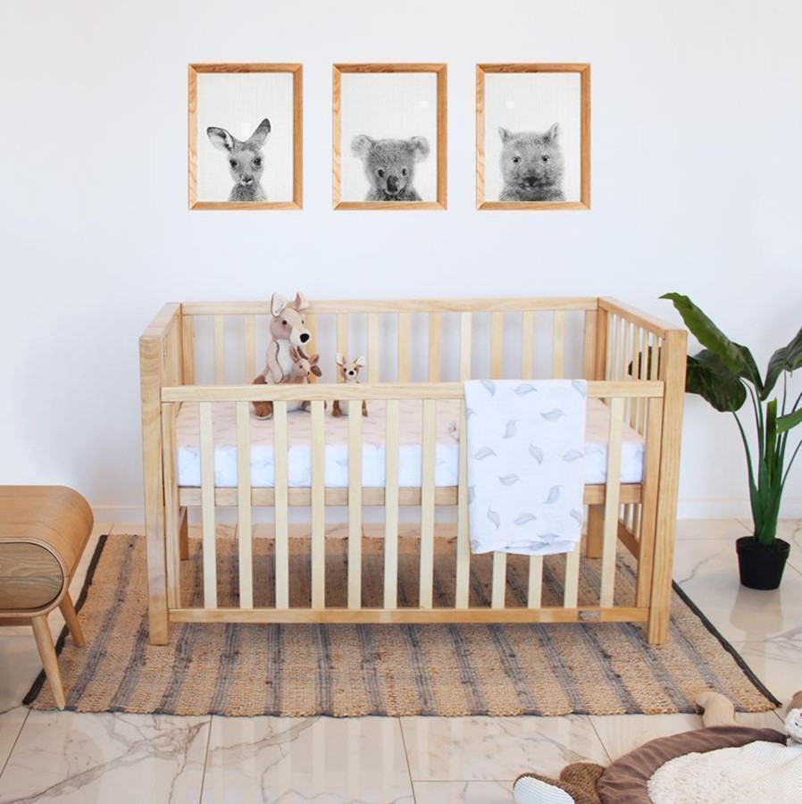 Babys Room Babyhood Cots And Mattresses | Babyhood Lulu Cot - Natural