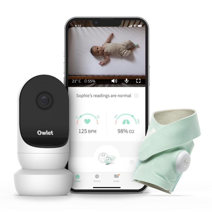 Babys Room Owlet Baby Monitors | Owlet Monitor Duo 2 - Smart Sock 3 + Cam 2