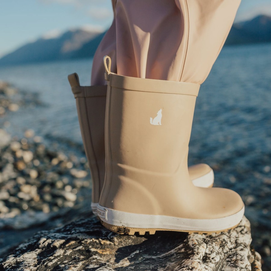 Babies Crywolf Shoes | Crywolf Rain Boots - Camel