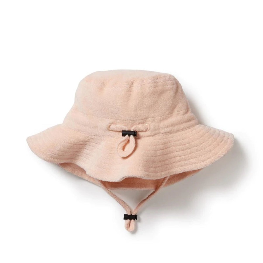 Babies Wilson & Frenchy Hats | Wilson & Frenchy Organic Terry Hat - Antique Pink