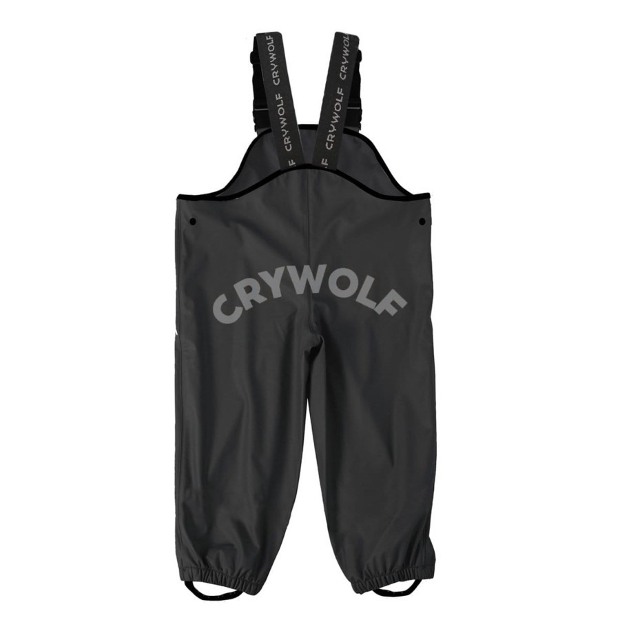 Babies Crywolf Girls Clothes | Crywolf Rain Overalls - Black