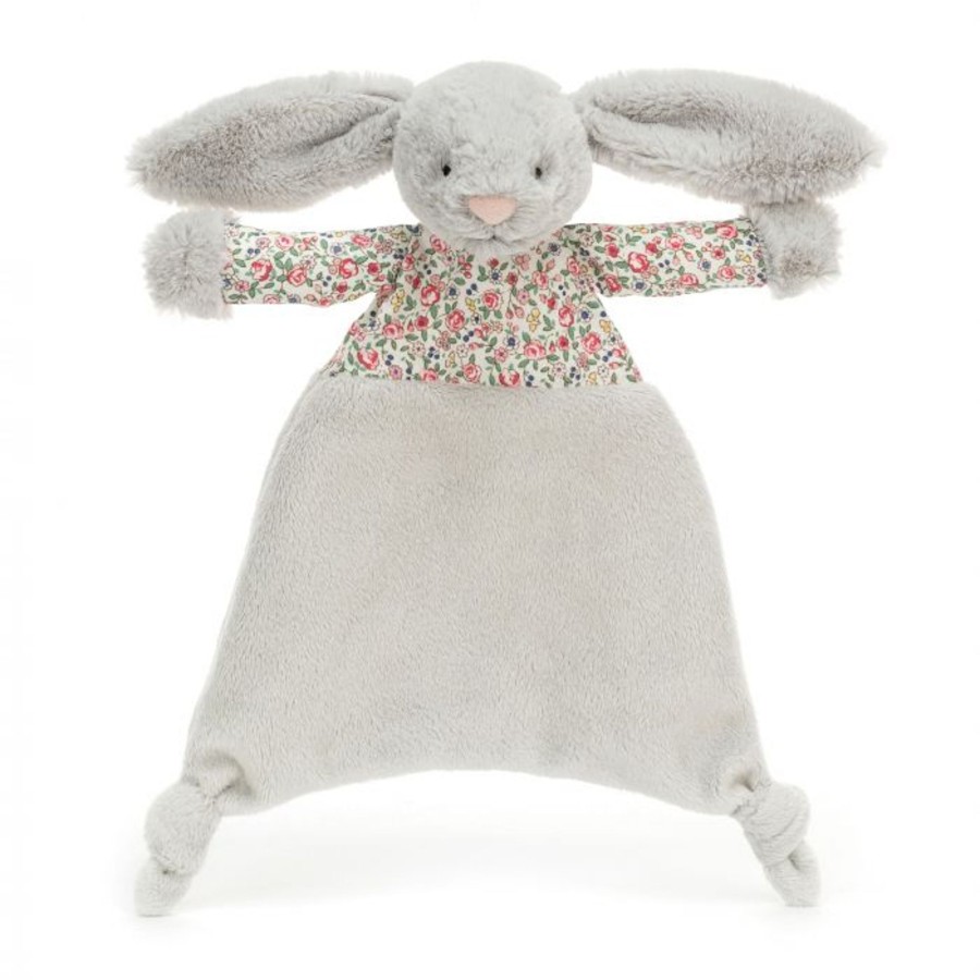 Books, Toys & Gifts Jellycat Baby'S First Christmas | Jellycat Bashful Blossom Silver Bunny Comforter