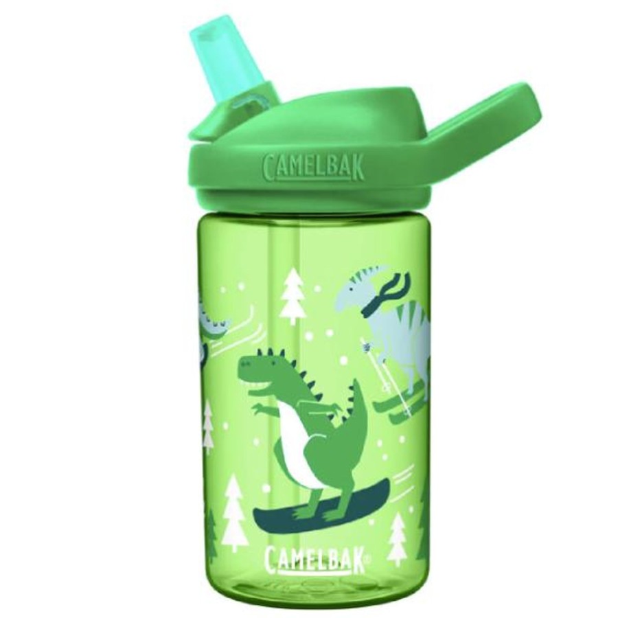 Going Places Camelbak Travelling With Kids | Camelbak Eddy+ With Tritan Renew Kids Bottle - 0.4L- Shredder Dinos