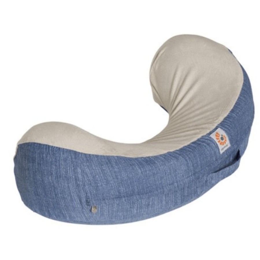 Babies Ergobaby Breastfeeding | Ergobaby Natural Curve Nursing Pillow - Vintage Blue