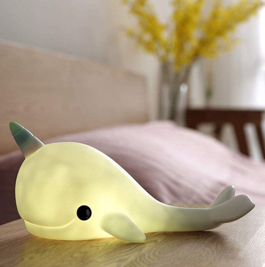 Babys Room Stellar Haus Room Decor | Stellar Haus Squishy Narwhal Splash - Usb Recharge