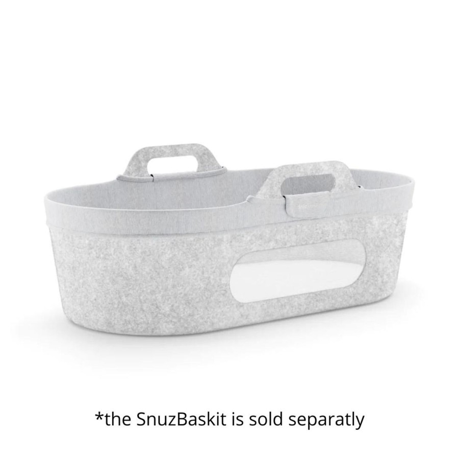 Babies Snuz Sleep Pods | Snuzbaskit Liner - Light Grey Marl