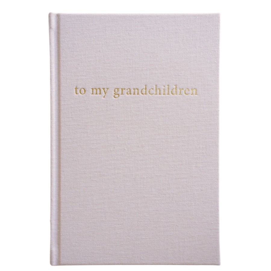 Books, Toys & Gifts Forget Me Not Journals Baby Journals | Forget Me Not - To My Grandchildren Journal Latte