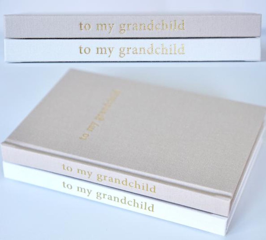 Books, Toys & Gifts Forget Me Not Journals Baby Journals | Forget Me Not - To My Grandchildren Journal Latte