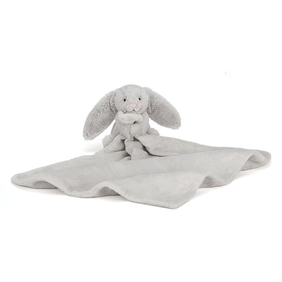 Books, Toys & Gifts Jellycat Comfort Toys | Jellycat Bashful Silver Bunny Soother