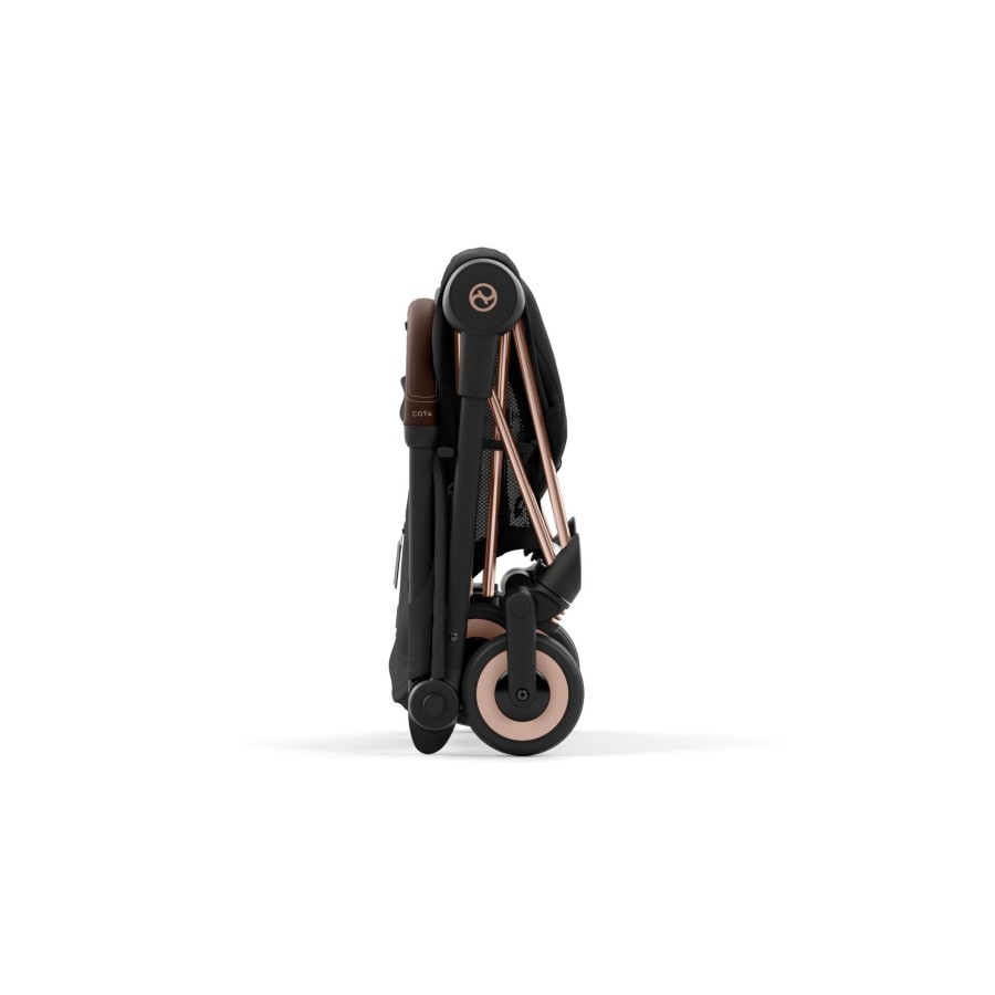 Going Places Cybex Travelling With Kids | Cybex Coya Stroller - Rose Gold / Sepia Black