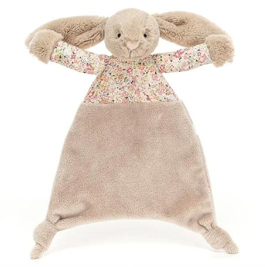 Books, Toys & Gifts Jellycat Gifts For Newborn Babies | Jellycat Bashful Blossom Bea Beige Bunny Comforter