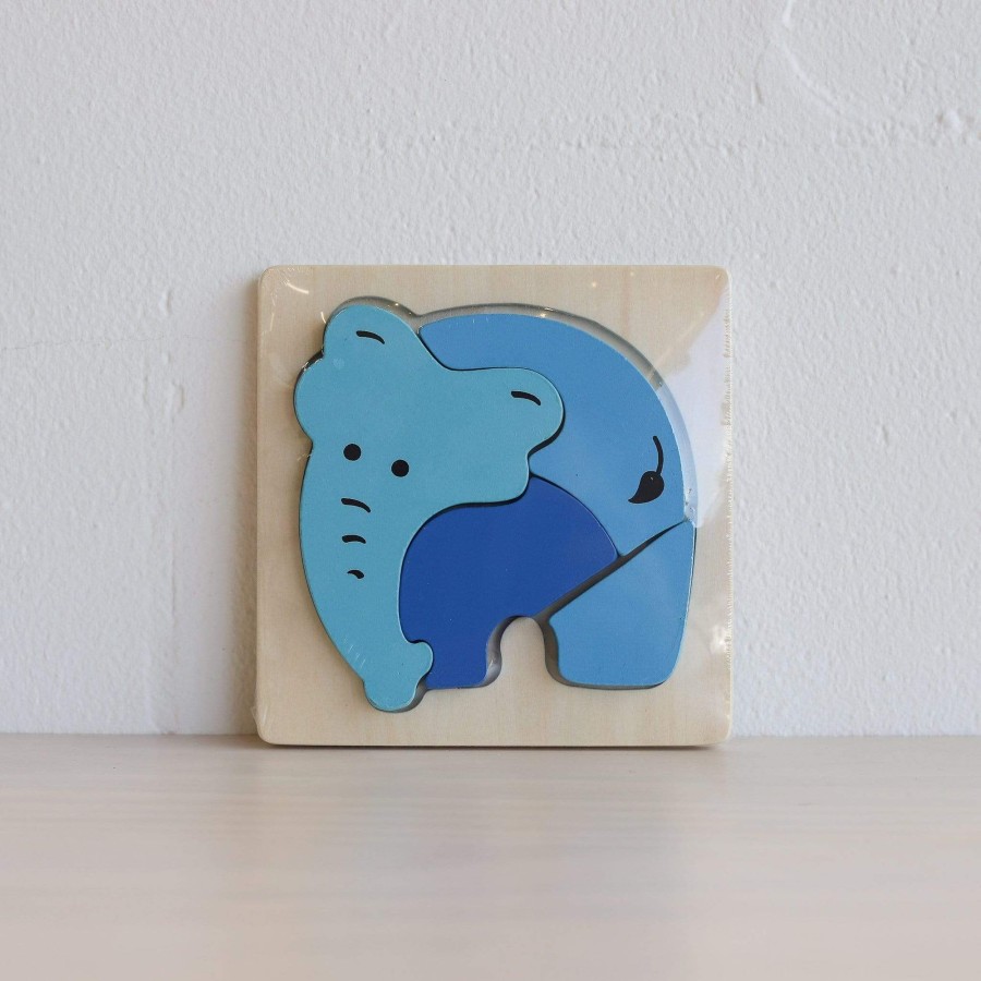 Books, Toys & Gifts Discoveroo Stocking Fillers | Discoveroo Chunky Puzzle - Elephant