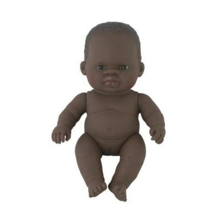 Books, Toys & Gifts Miniland 1St Birthday Gifts | Miniland Doll - Anatomically Correct Baby - 21Cm African Girl (Undressed)