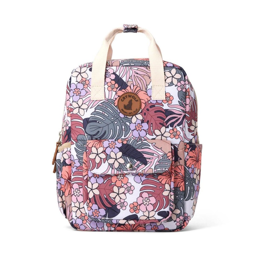 Going Places Crywolf Bags | Crywolf Mini Children'S Backpack - Tropical Floral