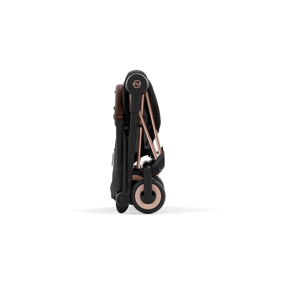 Going Places Cybex Single Strollers | Cybex Coya Stroller - Rose Gold / Sepia Black