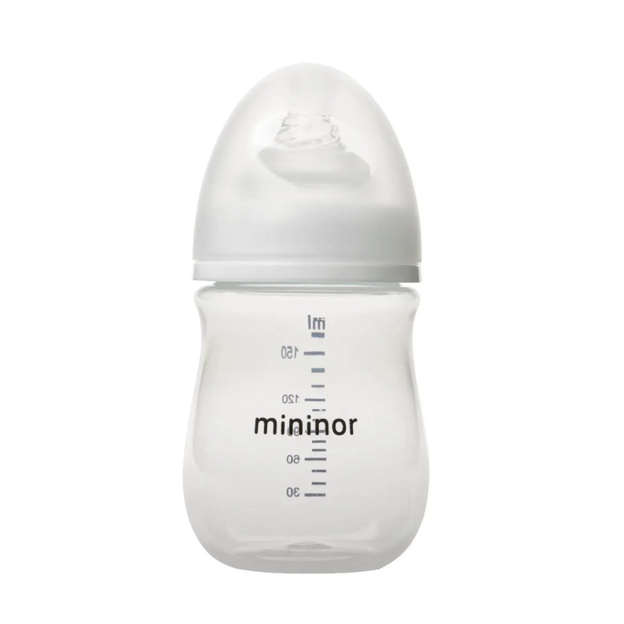 Babies Mininor Bottles & Cups | Mininor Baby Bottle Pp 160 Ml 0Mth+