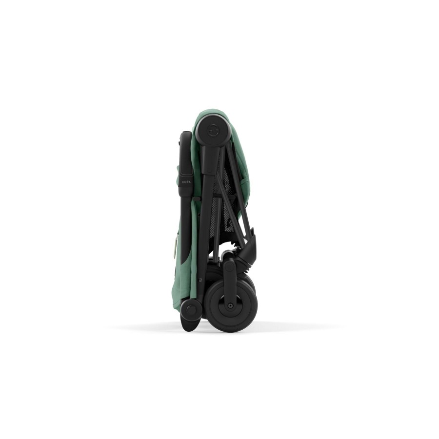 Going Places Cybex Single Strollers | Cybex Coya Stroller - Matt Black / Leaf Green