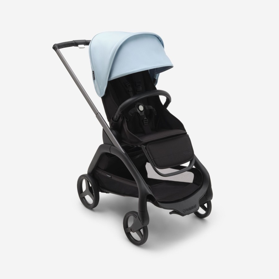 Going Places Bugaboo Bugaboo | Bugaboo Dragonfly Complete Stroller - Graphite Base With Midnight Black/Skyline Blue Fabric