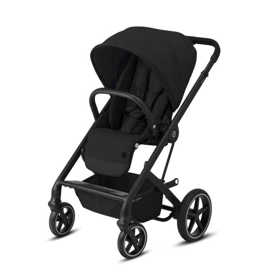 Going Places Cybex Single Strollers | Cybex Balios S Lux Stroller - Black/Deep Black