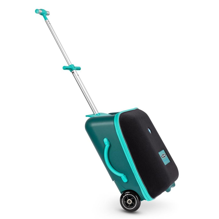 Going Places Micro Scooter Travelling With Kids | Micro Luggage Eazy - Forest Green