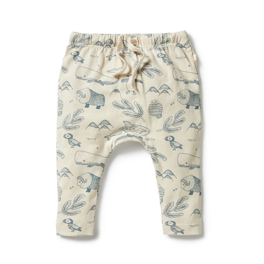 Babies Wilson & Frenchy Gender-Neutral Clothes | Wilson + Frenchy Organic Legging - Arctic Blast