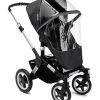 Going Places Bugaboo Double Strollers | Bugaboo Donkey / Buffalo / Runner High Performance Rain Cover - Black