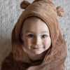 Books, Toys & Gifts Petite Eats Something You Need | Petite Bath - Bear Hooded Towel And Washcloth Set