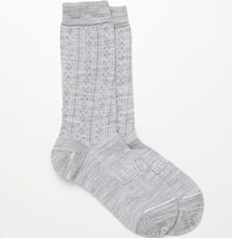 Babies Lamington Socks | Lamington Crew Merino Socks - Heron