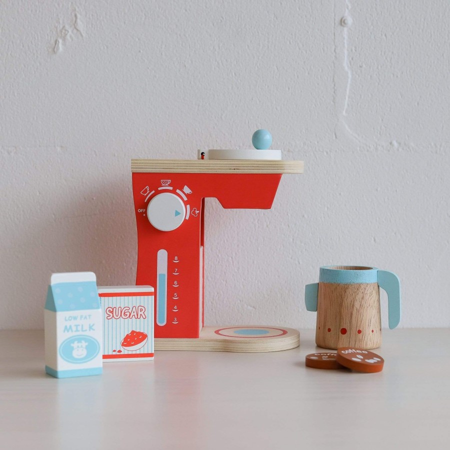 Books, Toys & Gifts Discoveroo Wooden Toys | Discoveroo Coffee Machine