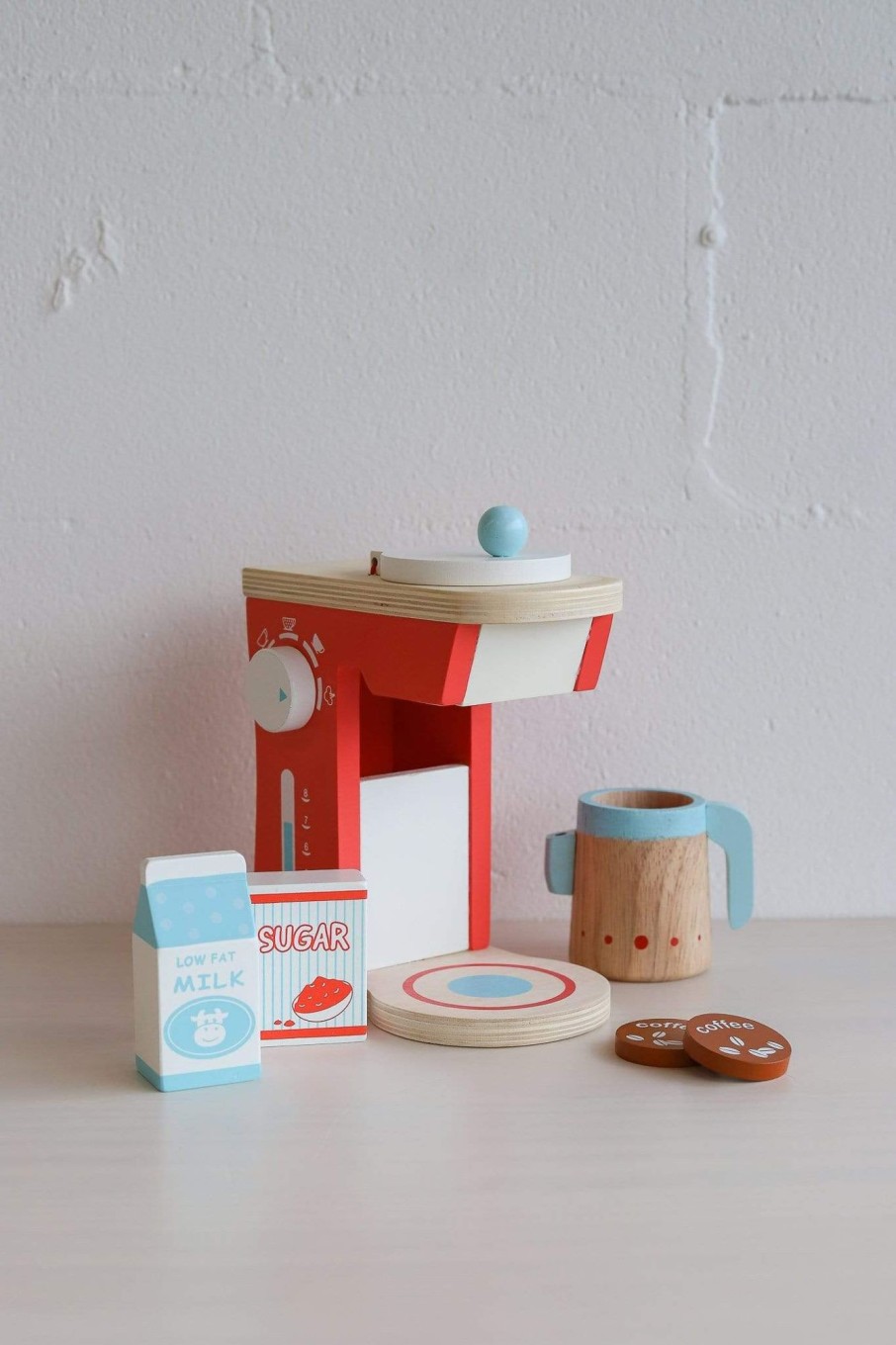 Books, Toys & Gifts Discoveroo Wooden Toys | Discoveroo Coffee Machine