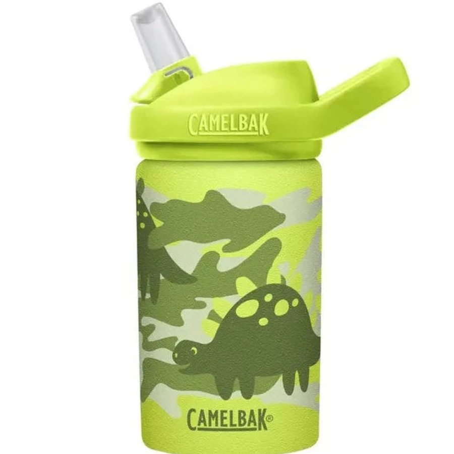 Books, Toys & Gifts Camelbak Stocking Fillers | Camelbak Eddy+ Kids Stainless Steel Bottle - 0.4L- Dino Camo