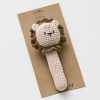 Books, Toys & Gifts Over the Dandelions Baby'S First Christmas | Over The Dandelions - Crochet Lion Rattle