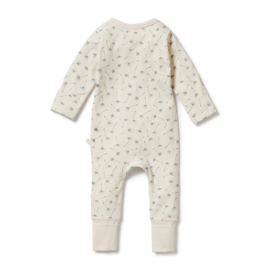 Babies Wilson & Frenchy Gender-Neutral Clothes | Wilson & Frenchy Organic Zipsuit With Feet - Float Away