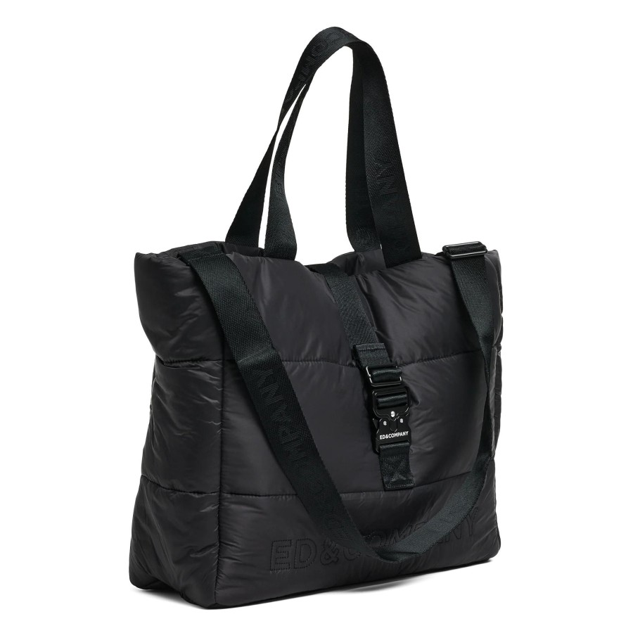 Babies Ed & Company Nappy Bags | Ed & Company Total Tote- Black