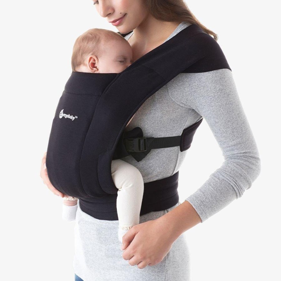 Going Places Ergobaby Travelling With Kids | Ergobaby Embrace Carrier - Pure Black