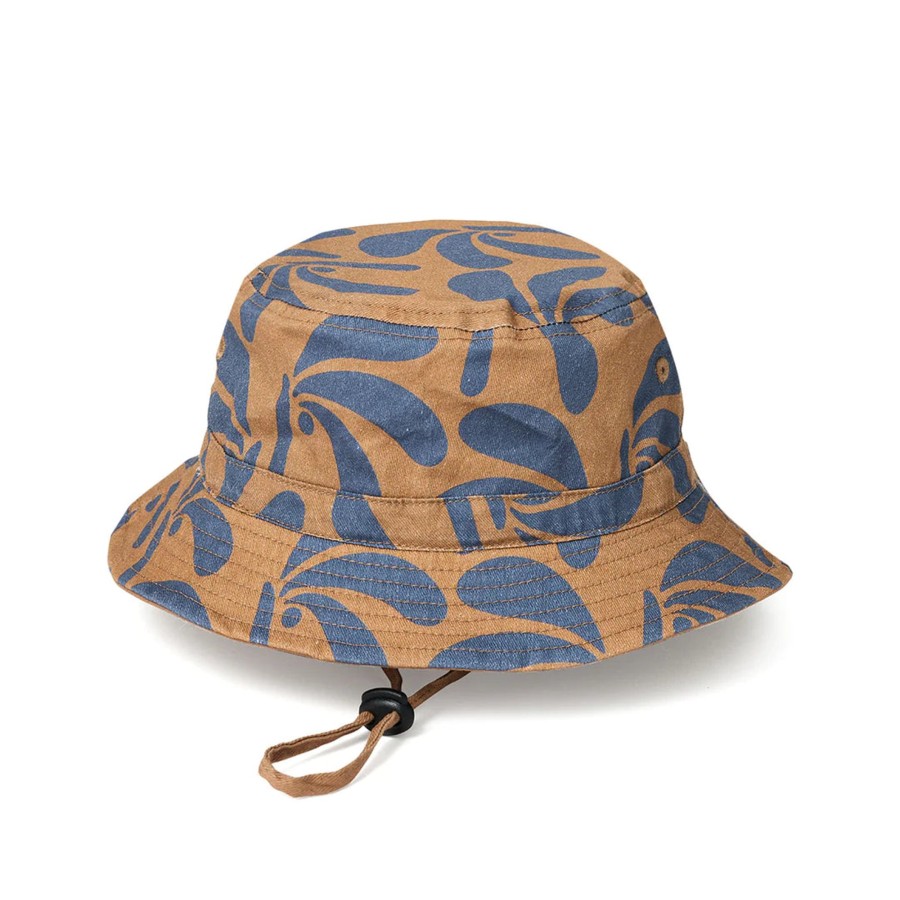 Books, Toys & Gifts Crywolf Baby'S First Christmas | Crywolf Reversible Bucket Hat - Indigo Palms