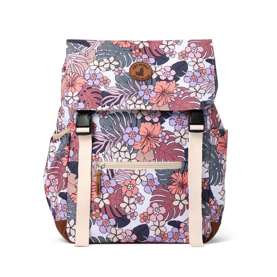 Going Places Crywolf Bags | Crywolf Large Children'S Knapsack - Tropical Floral