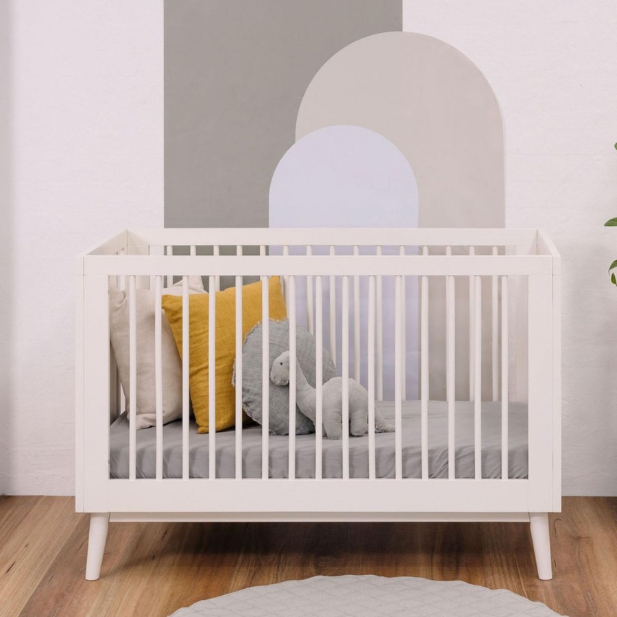 Babys Room Babyrest Furniture | Babyrest Kaya Cot - White