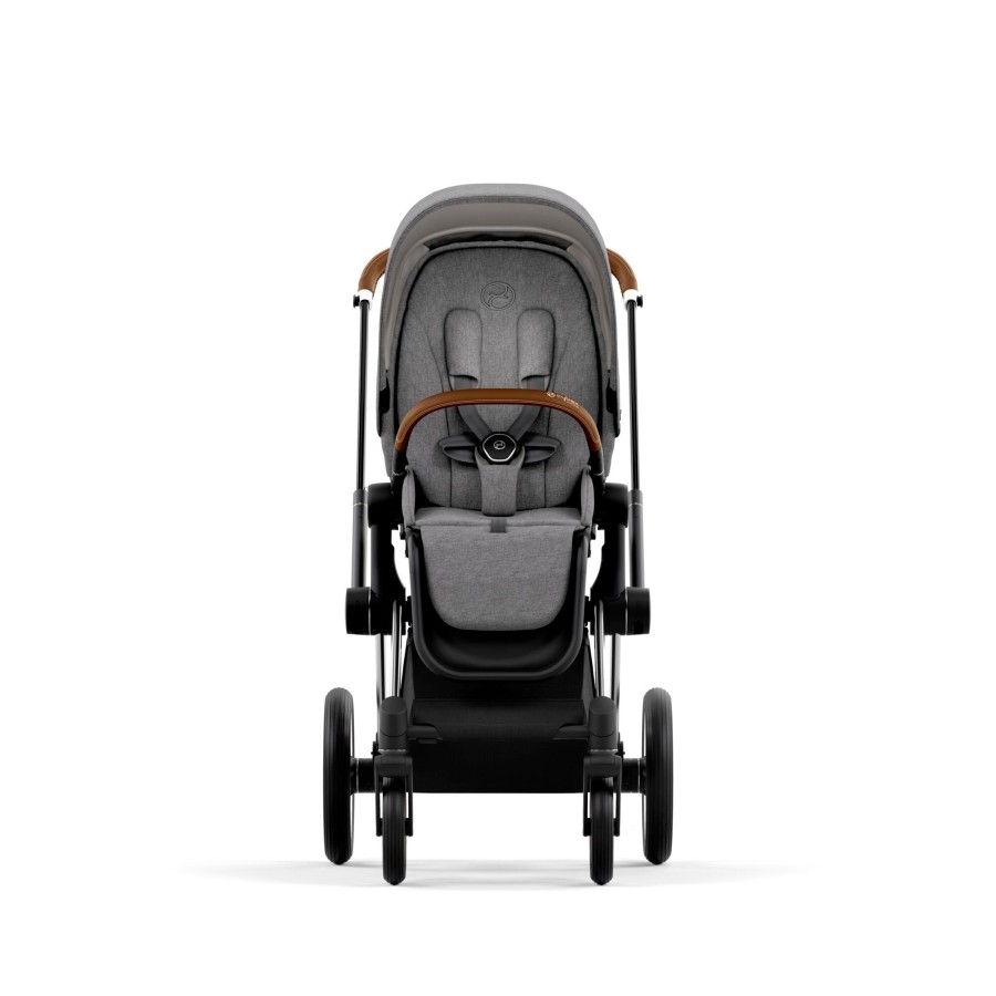 Going Places Cybex Seat Liners | Cybex Priam Pram 2022 Rose Gold + Manhattan Grey