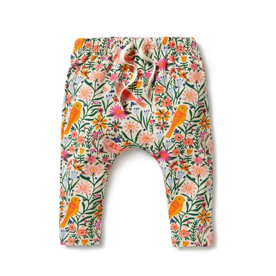 Babies Wilson & Frenchy Gender-Neutral Clothes | Wilson + Frenchy Organic Legging - Birdy Floral