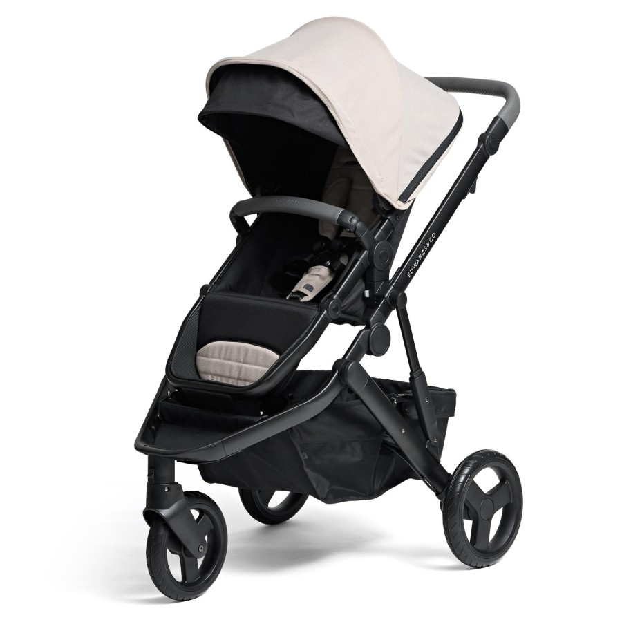 Going Places Edwards & Co Single Strollers | Edwards & Co Oscar M2 Stroller - Sand