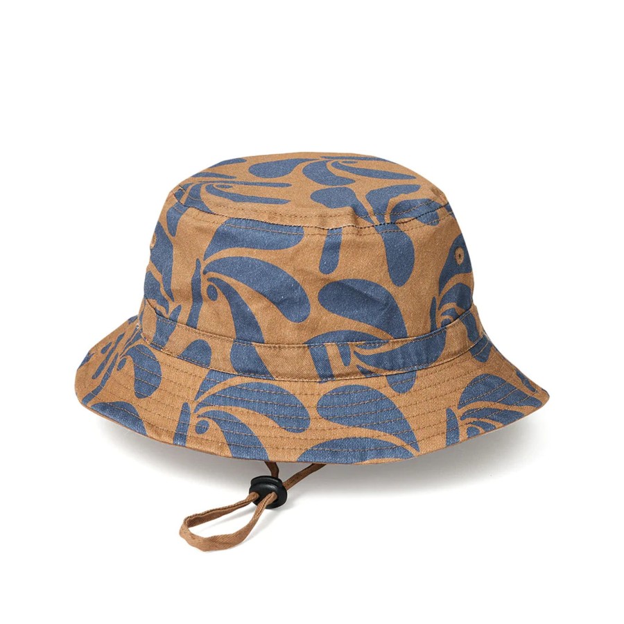 Books, Toys & Gifts Crywolf Something You Need | Crywolf Reversible Bucket Hat - Indigo Palms