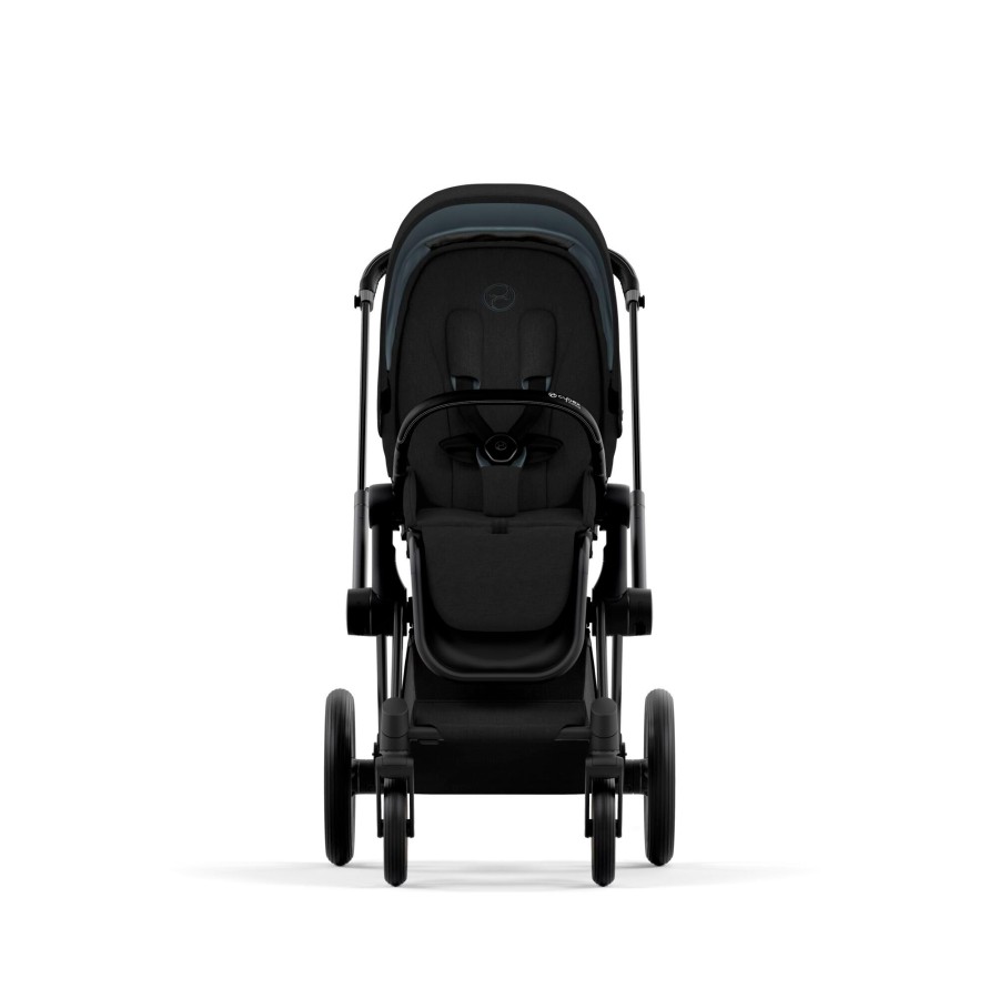 Going Places Cybex Seat Liners | Cybex Priam Pram 2022 Matt Black + Stardust Black