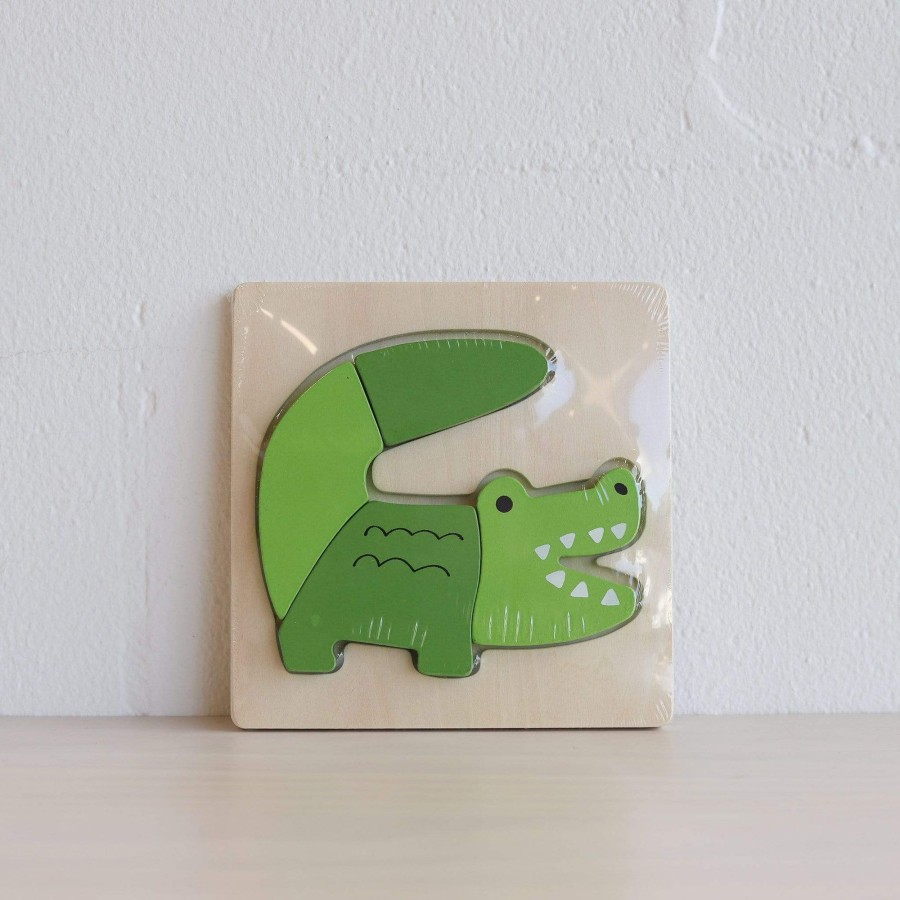 Books, Toys & Gifts Discoveroo Something You Want | Discoveroo Chunky Puzzle - Crocodile